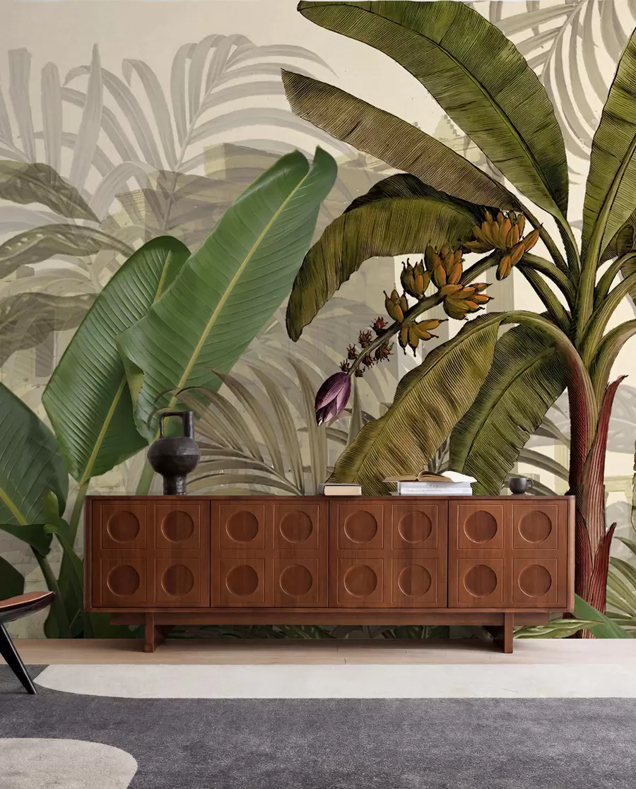 peintures murales Jungle tropicale et feuilles u74748d1