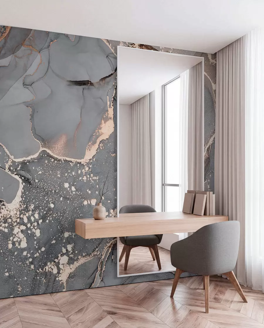 peintures murales Marbre gris u93578d1