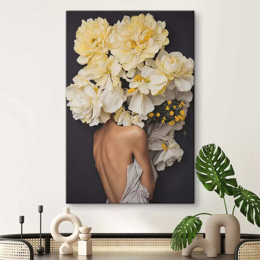 murales Belleza floral que abraza momentos de serenidad s37162