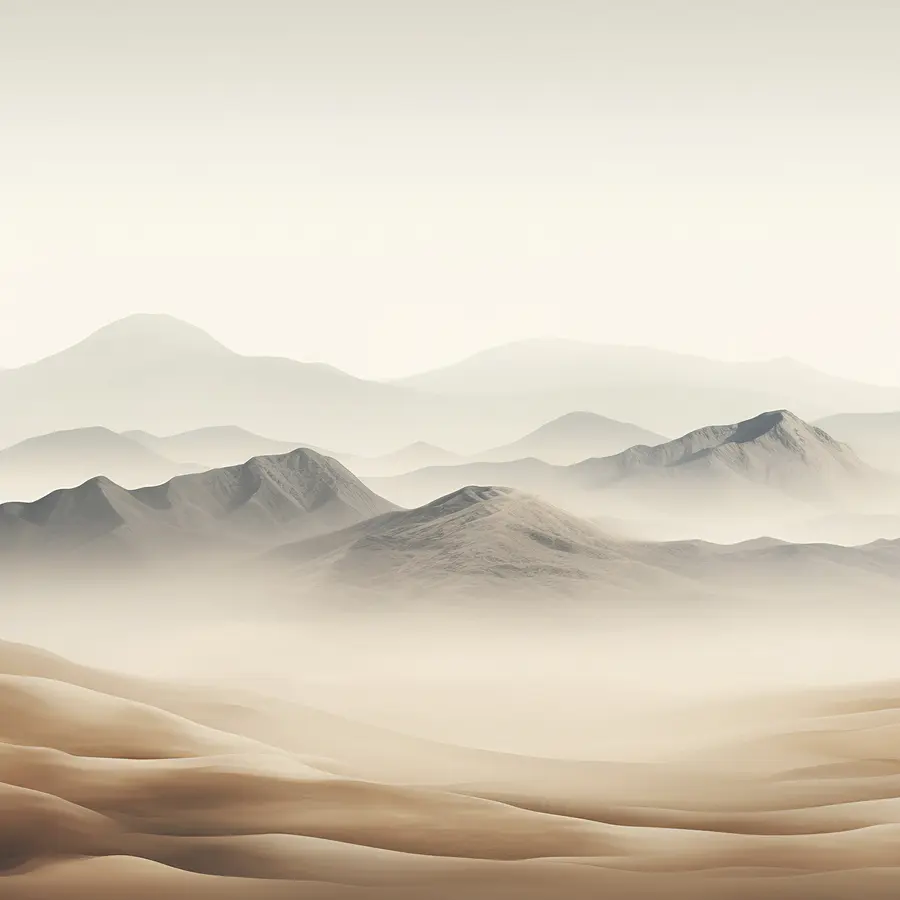 wall murals Mountains landscape, desert, beige colors, realism u99456d1