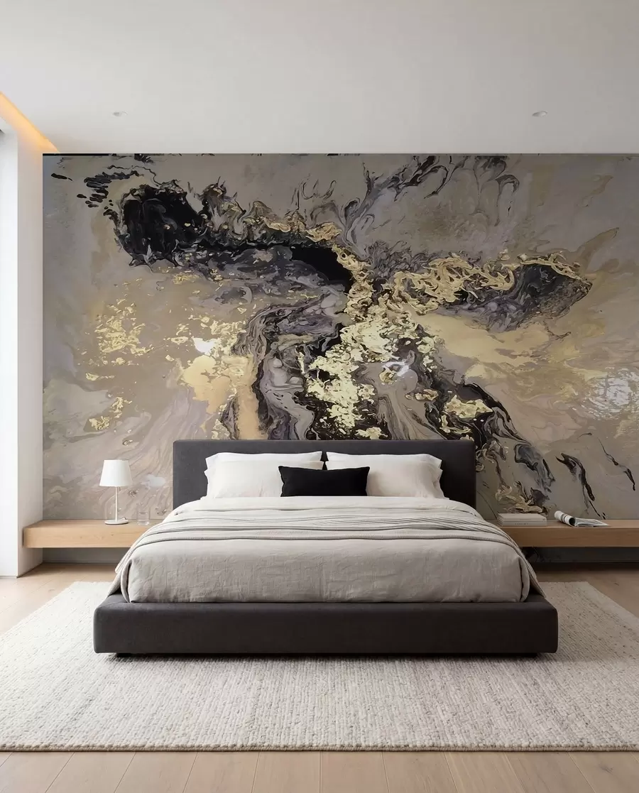 peintures murales Marbre noir u16941d3