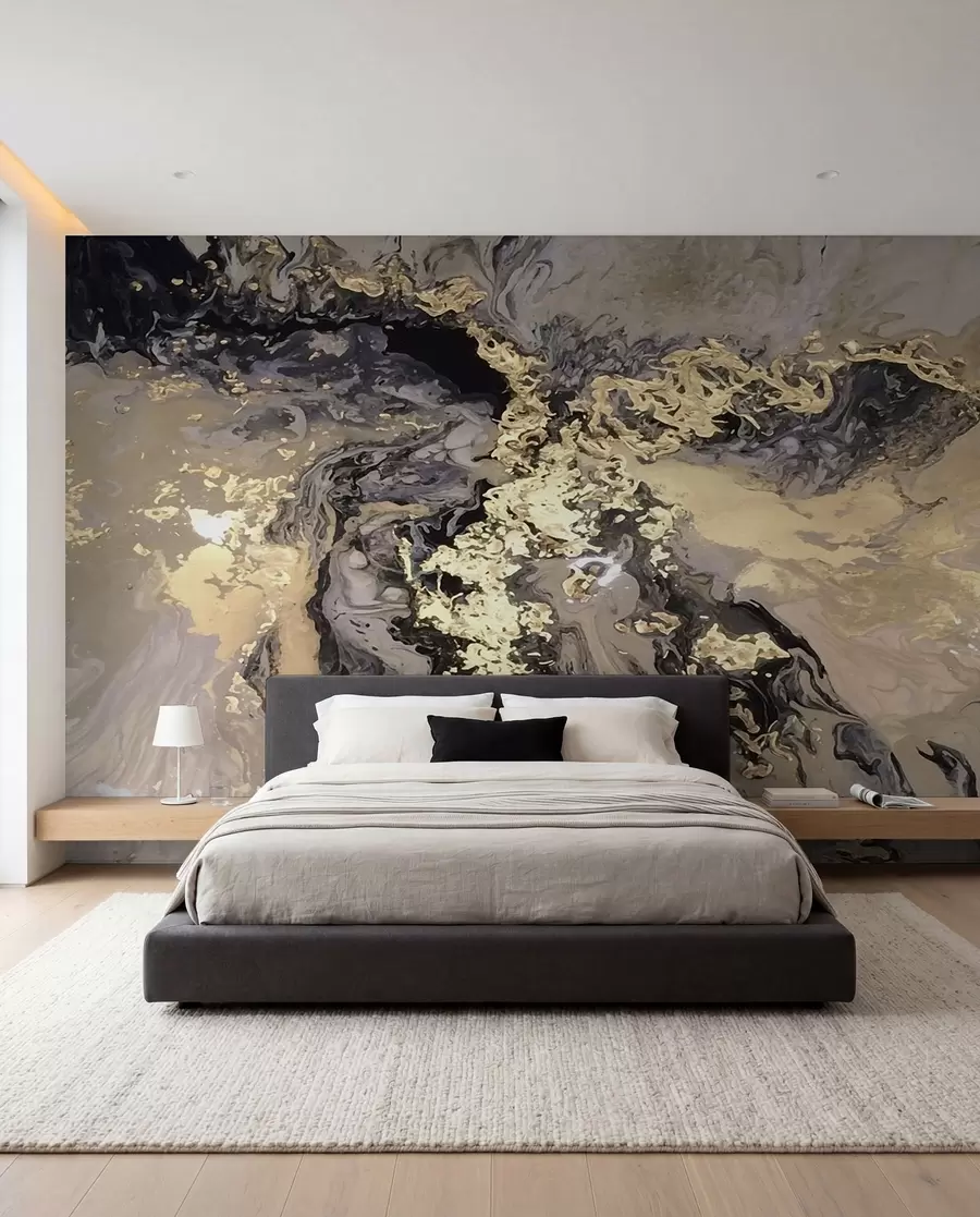peintures murales Marbre noir u16941d2