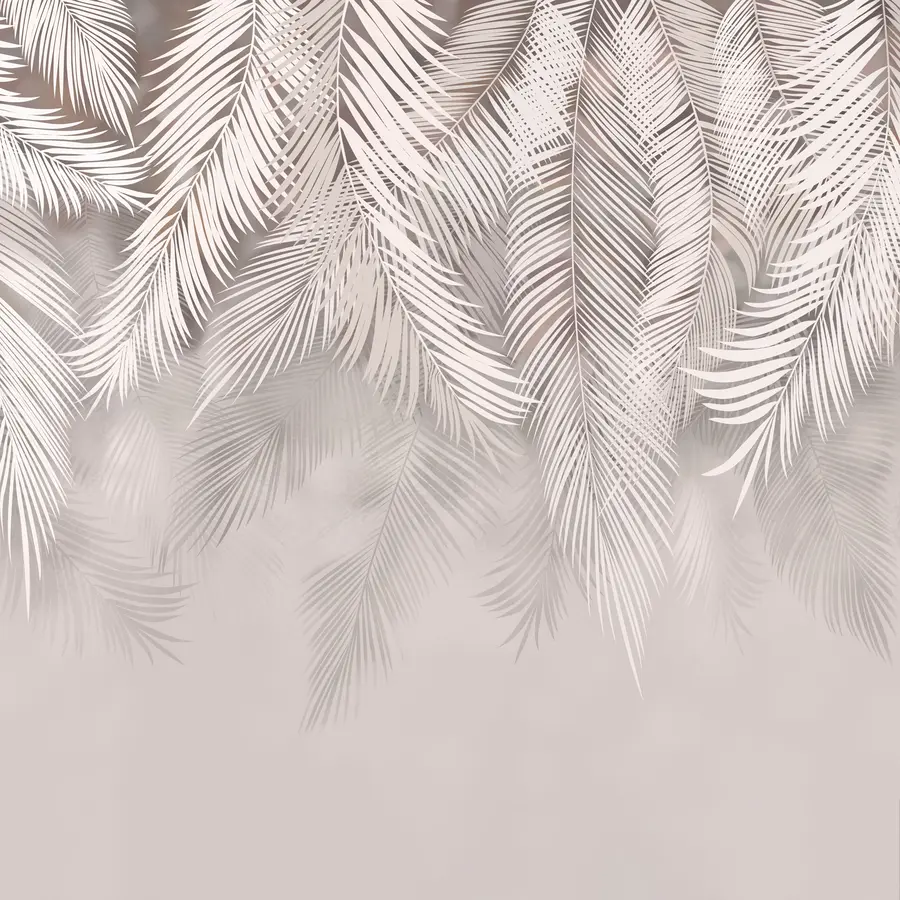 wall murals Delicate drooping leaves u48556v5d1