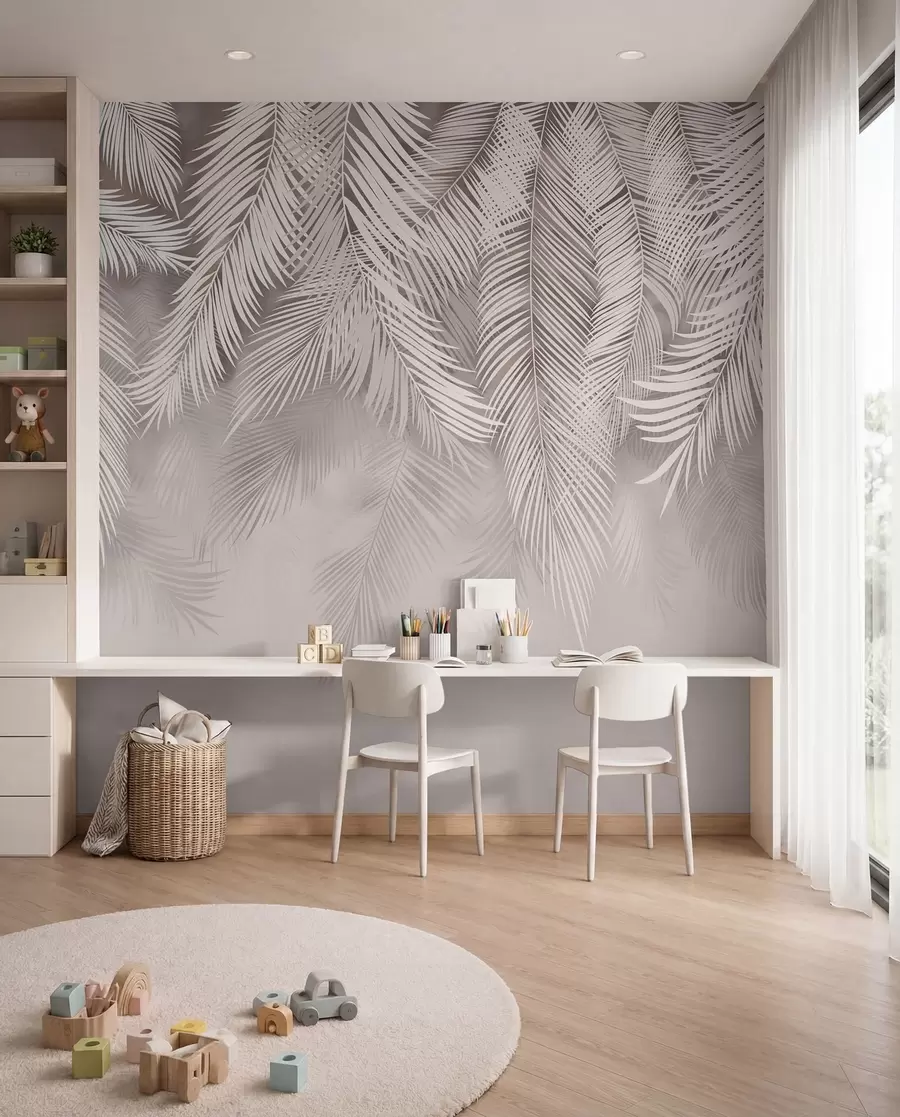 peintures murales Feuilles tombantes délicates u48556v5d1