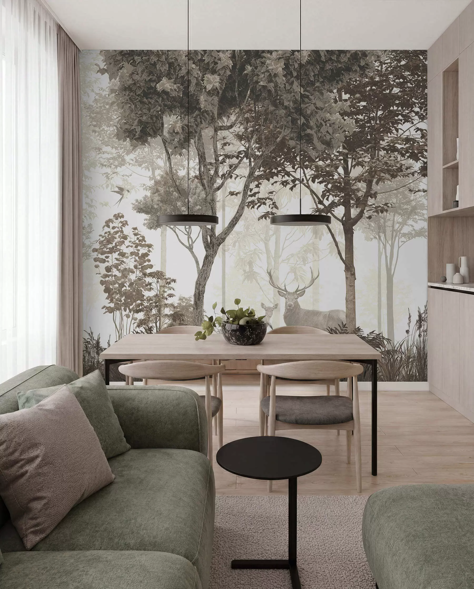 wall murals Magical forest u72134d1