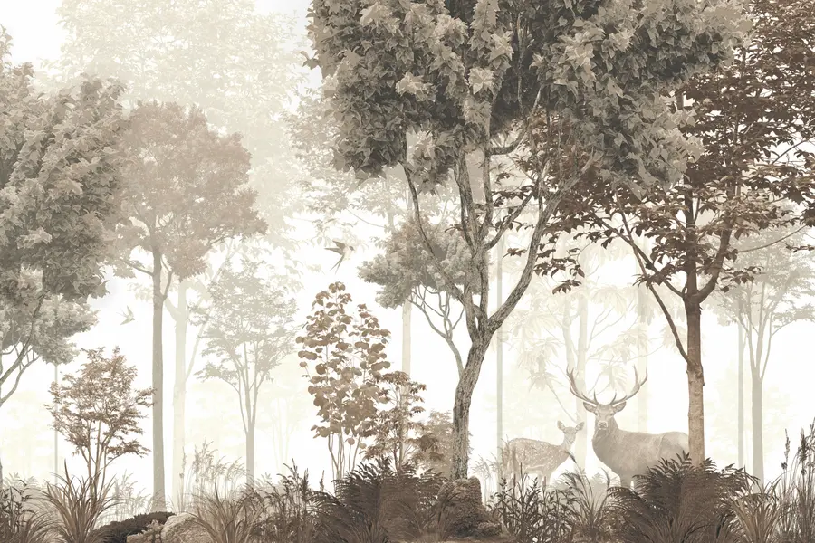 peintures murales Forêt magique u72134d3