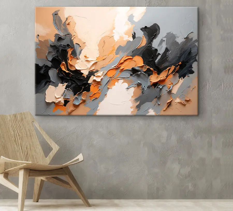 murales Dinámicos remolinos de tonos tierra s37328