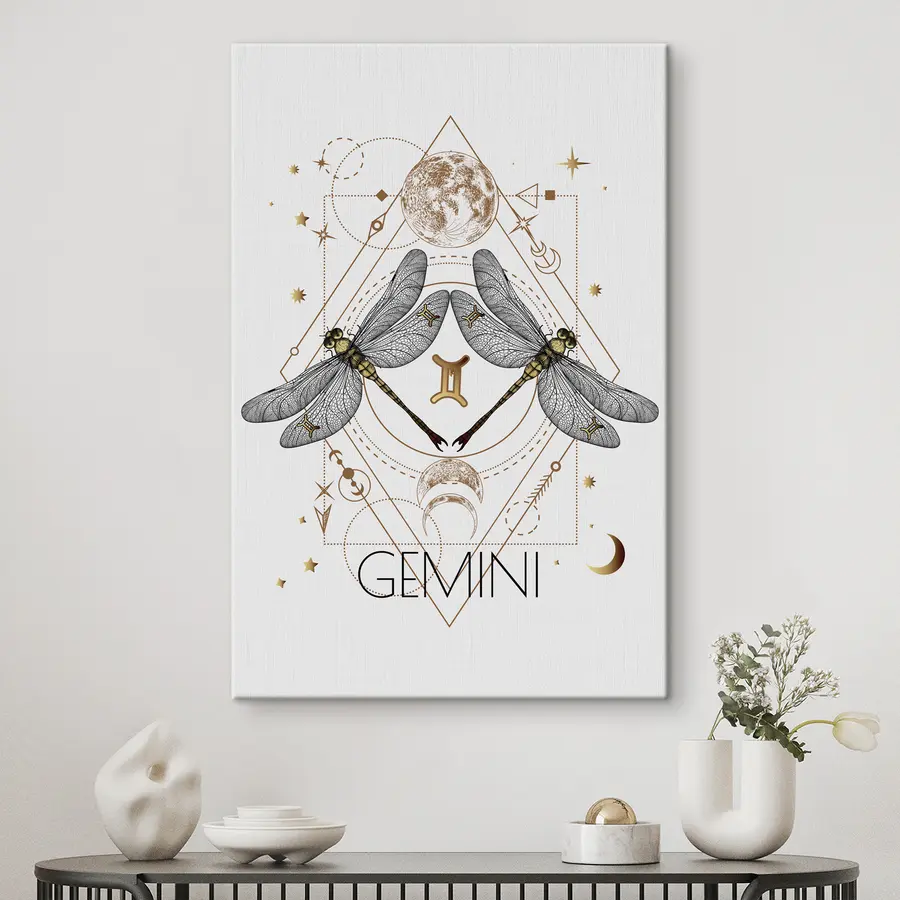 wall murals Ethereal twin spirits of Gemini s36515