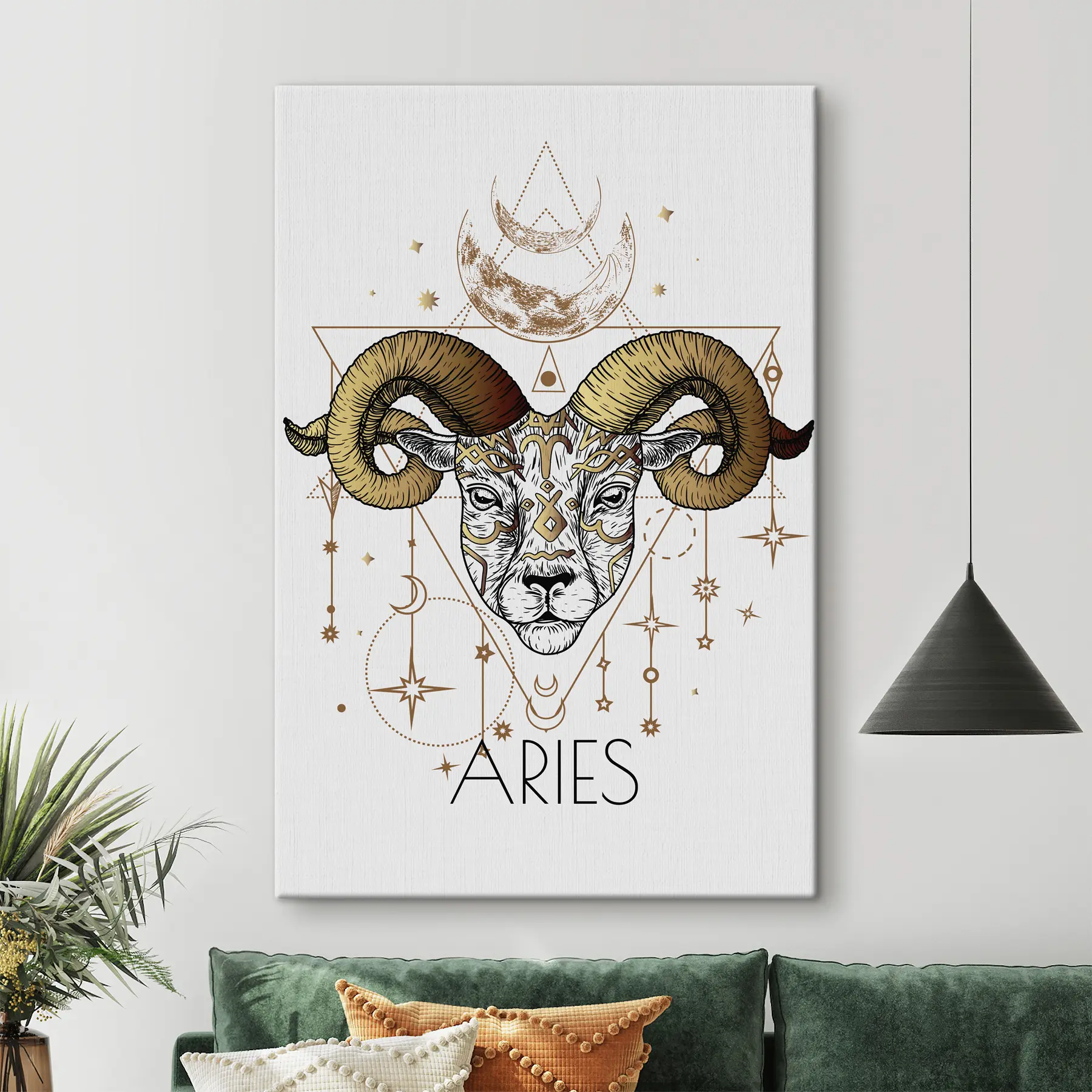 murales Aries: Fuerza y determinación encarnadas s37183