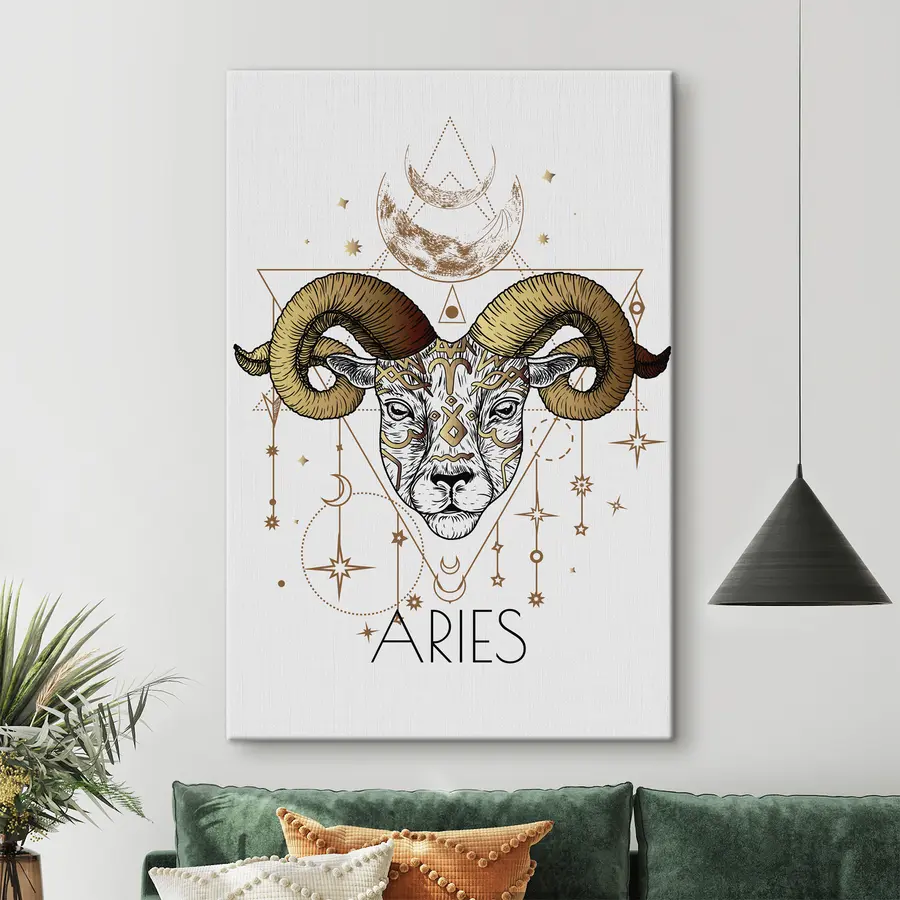 murales Aries: Fuerza y determinación encarnadas s37183