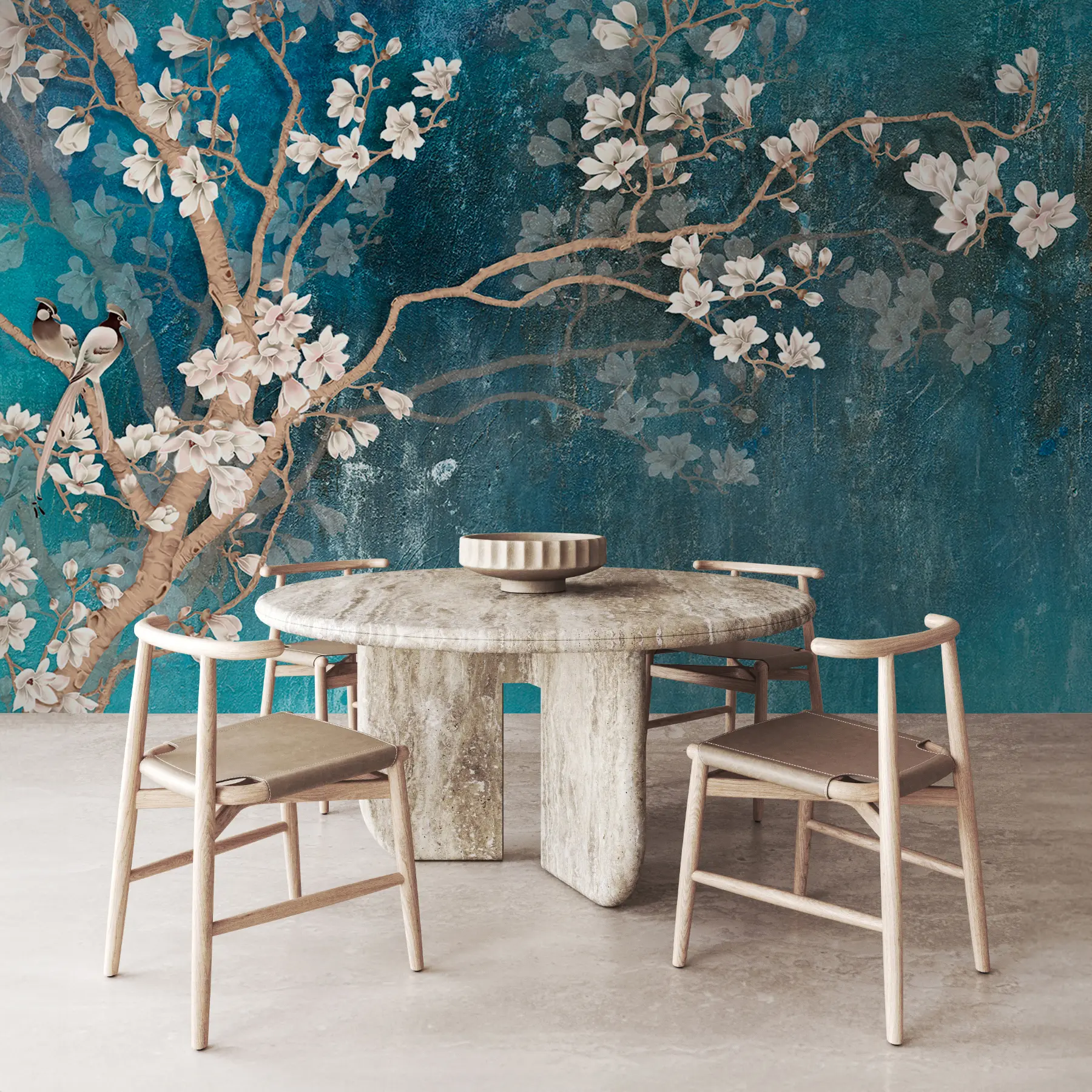 murales Ramas en flor u12150d1
