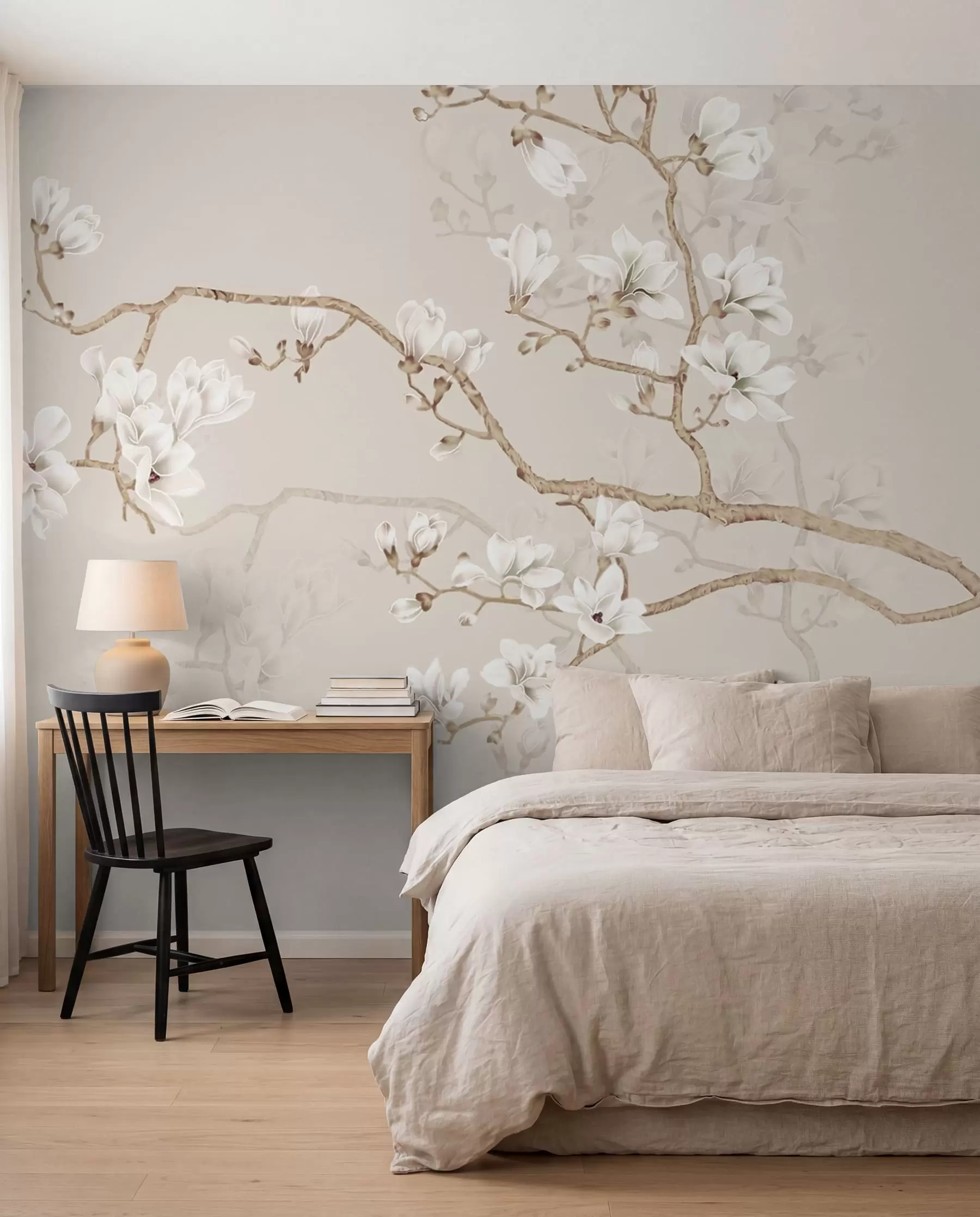 peintures murales Magnolia dans le jardin u25842d1