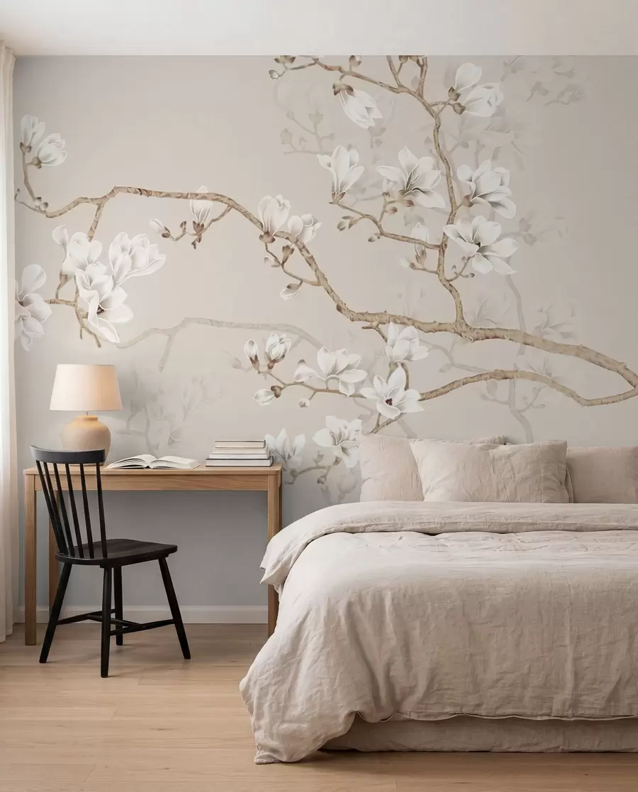 peintures murales Magnolia dans le jardin u25842d1
