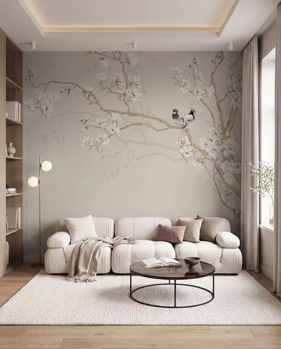wall murals Magnolia tree in the garden u25842d1
