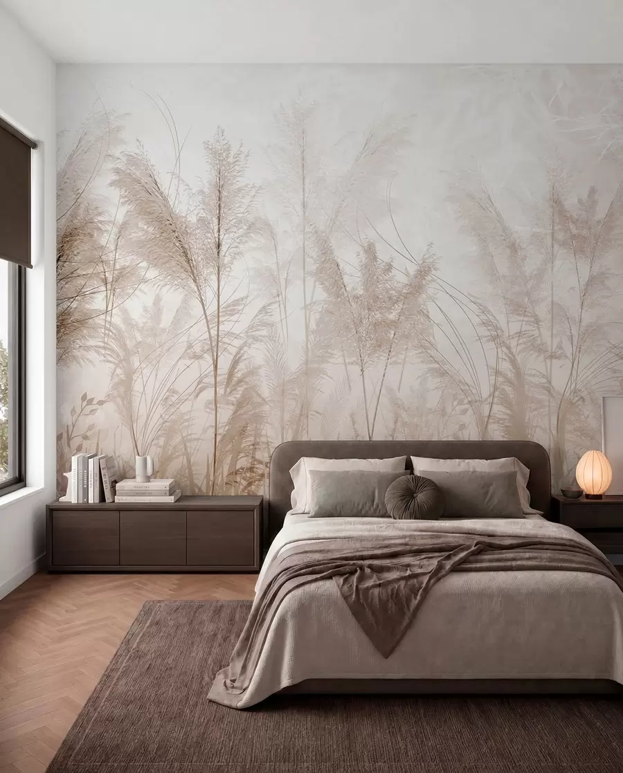 peintures murales Plantes hautes aux couleurs pastel u93903d2