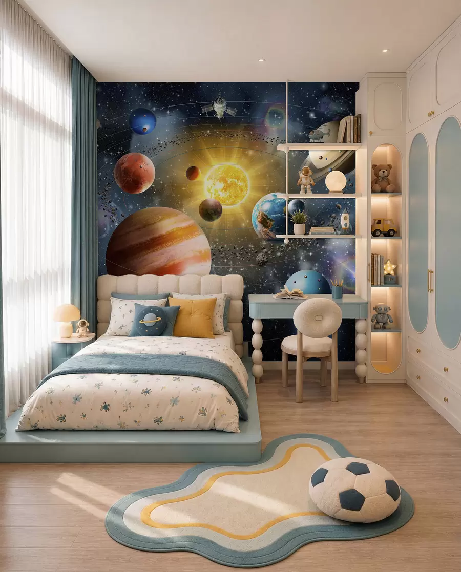 wall murals Journey among Planets I u97222d1