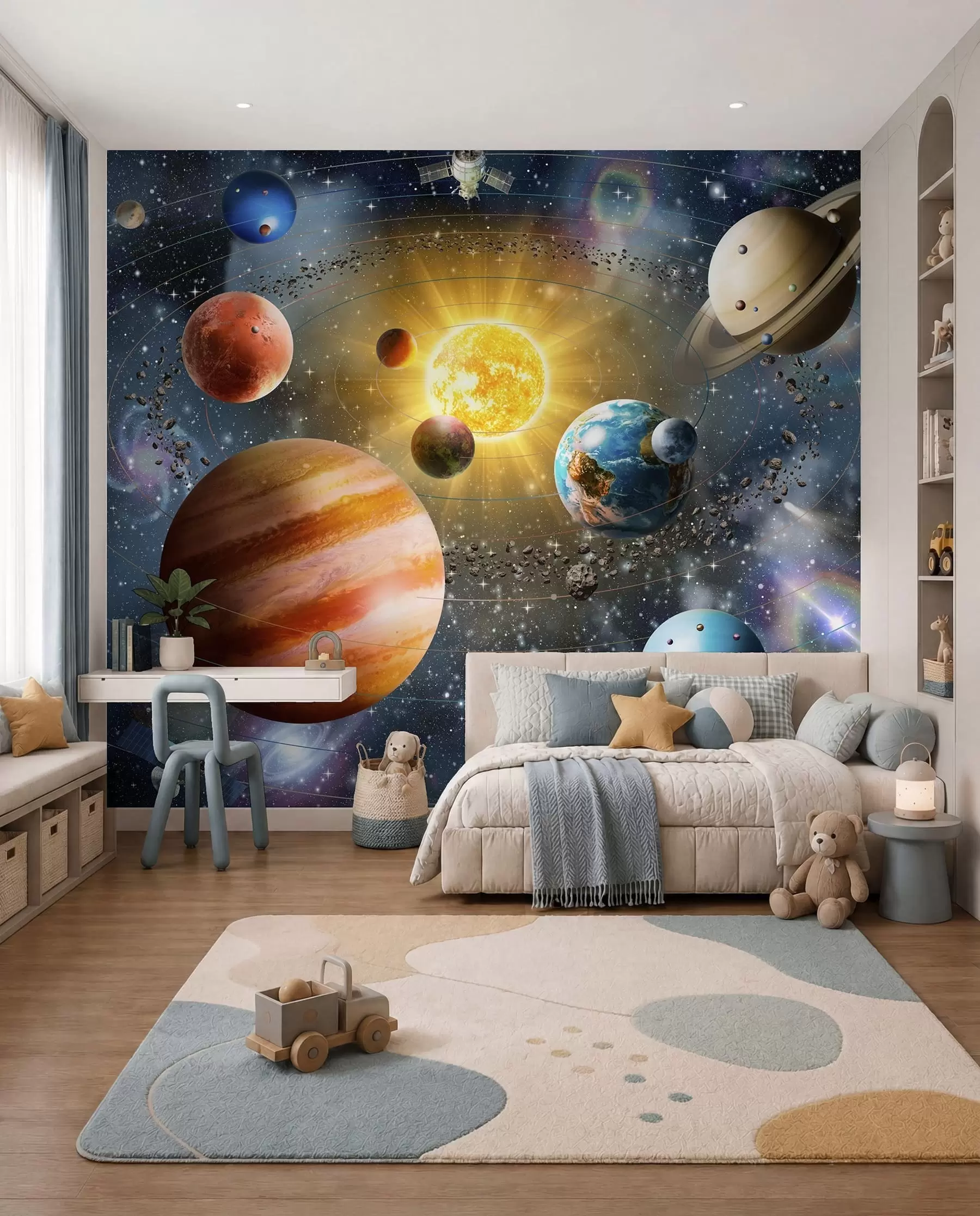 peintures murales Voyage parmi les planètes I u97222d1